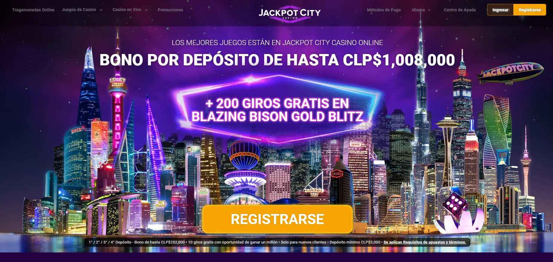 Bono de bienvenida y programa de lealtad en JackpotCity casino Bono de bienvenida y programa de lealtad en JackpotCity