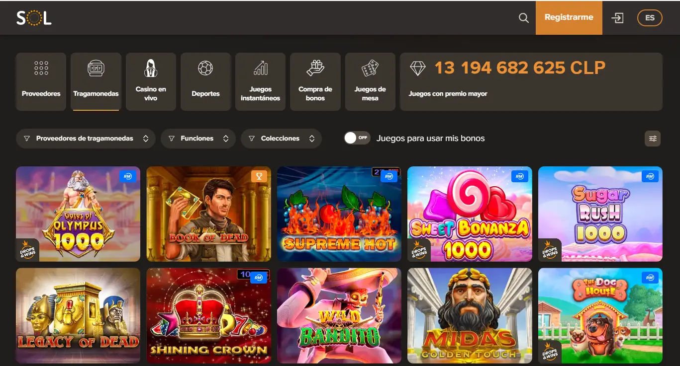 Sol online casino: juegos, tragamonedas y apuestas deportivas Sol casino: juegos, tragamonedas y apuestas deportivas